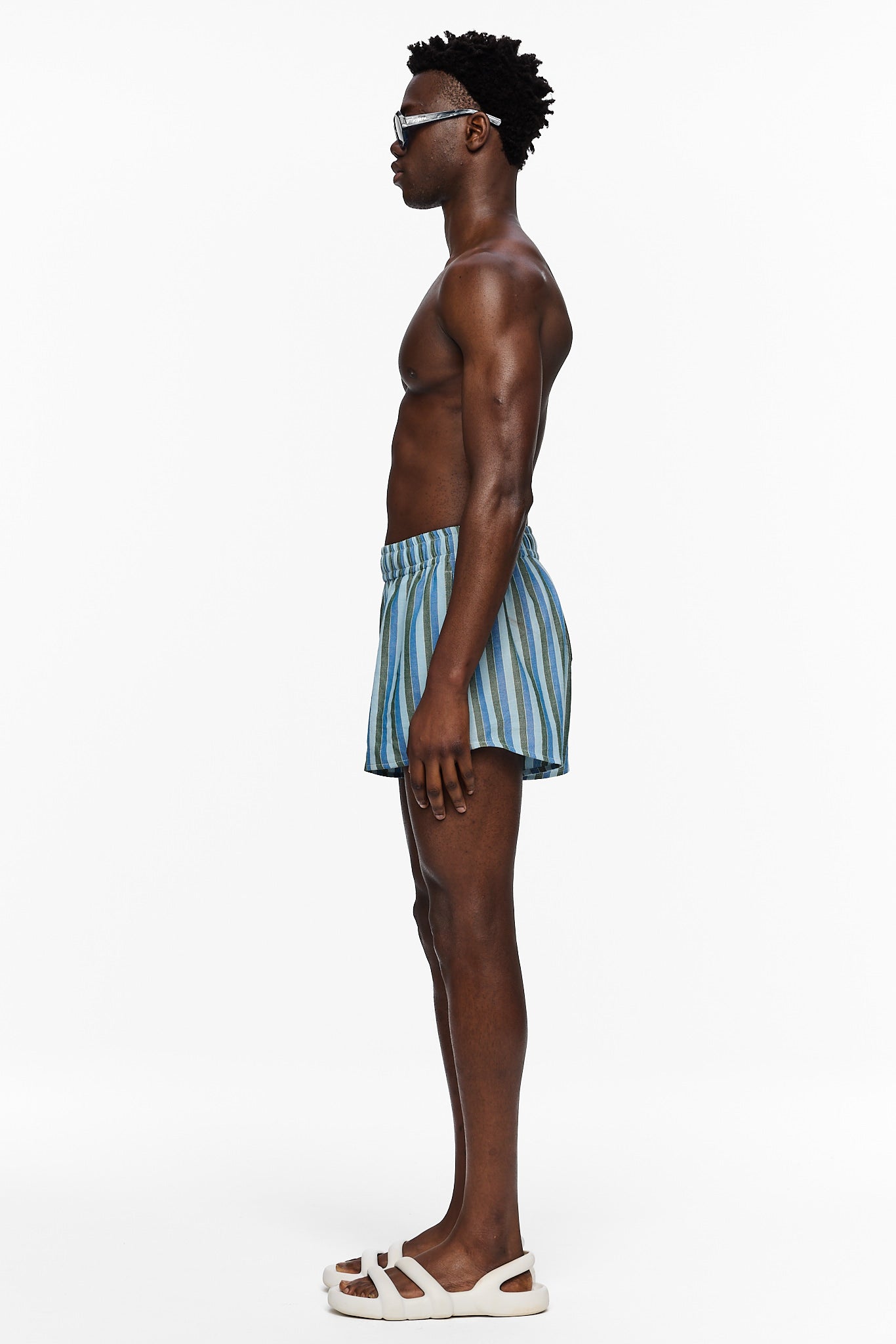 The High Waisted Short - Stripe 68