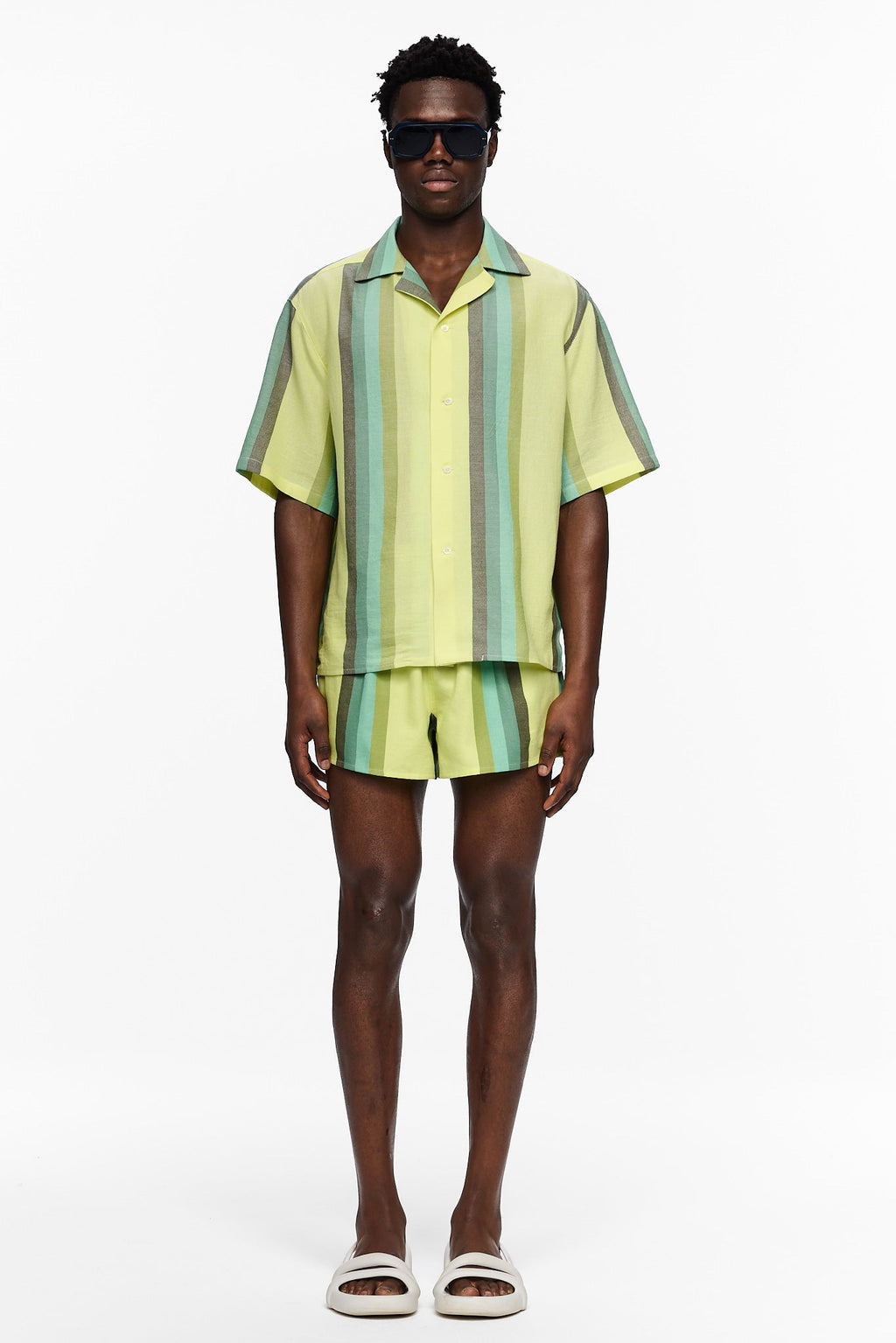 The Petite Camp Shirt : Stripe 93
