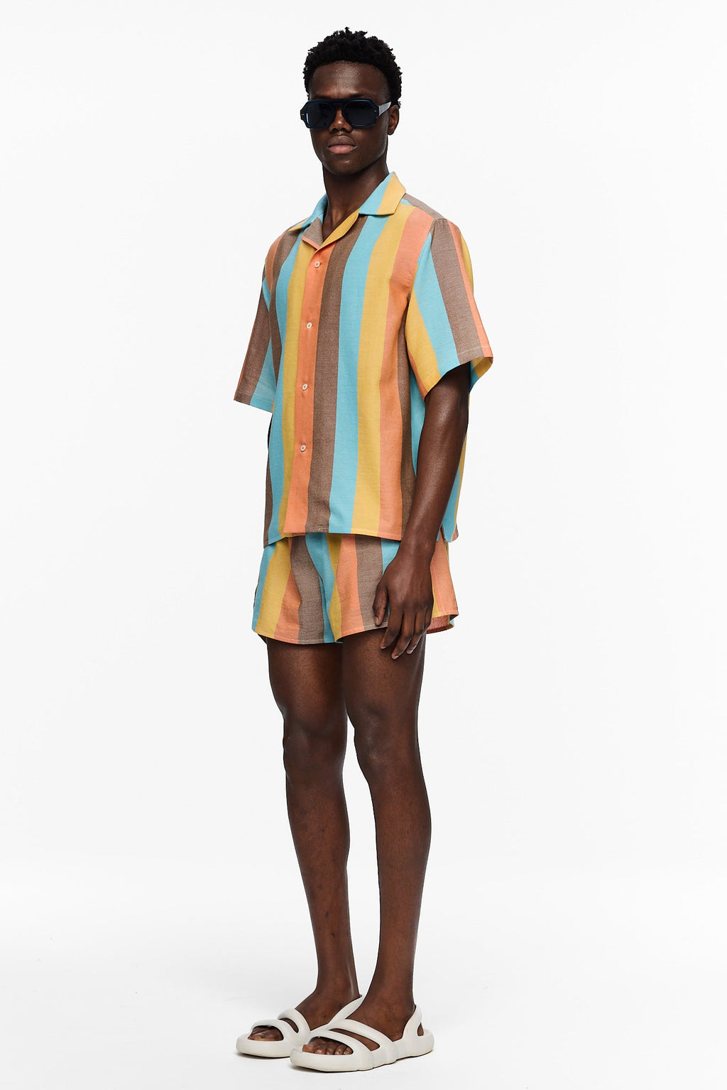 The Petite Camp Shirt : Stripe 1