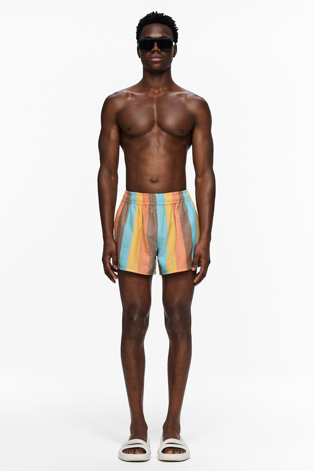 The High Waisted Short - Stripe 1