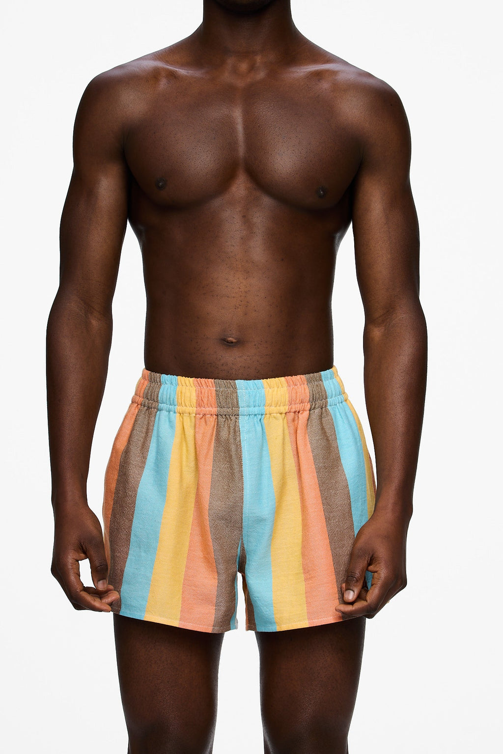 The High Waisted Short - Stripe 1