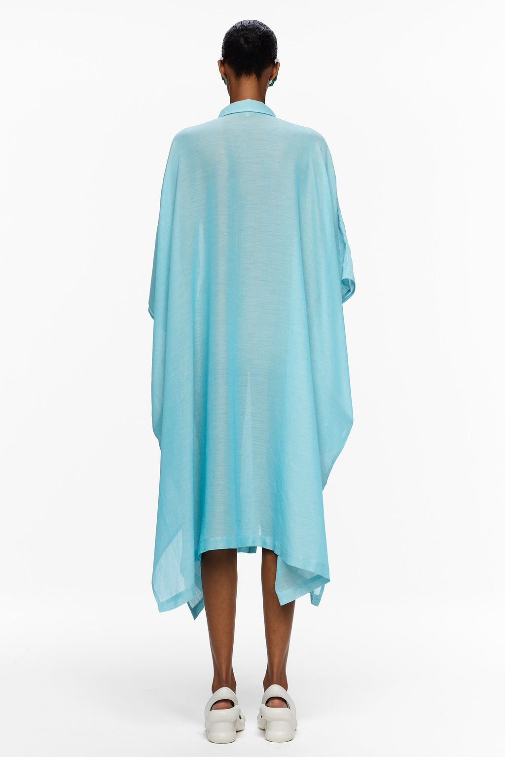 The Sleeveless Caftan - Blue Ciel