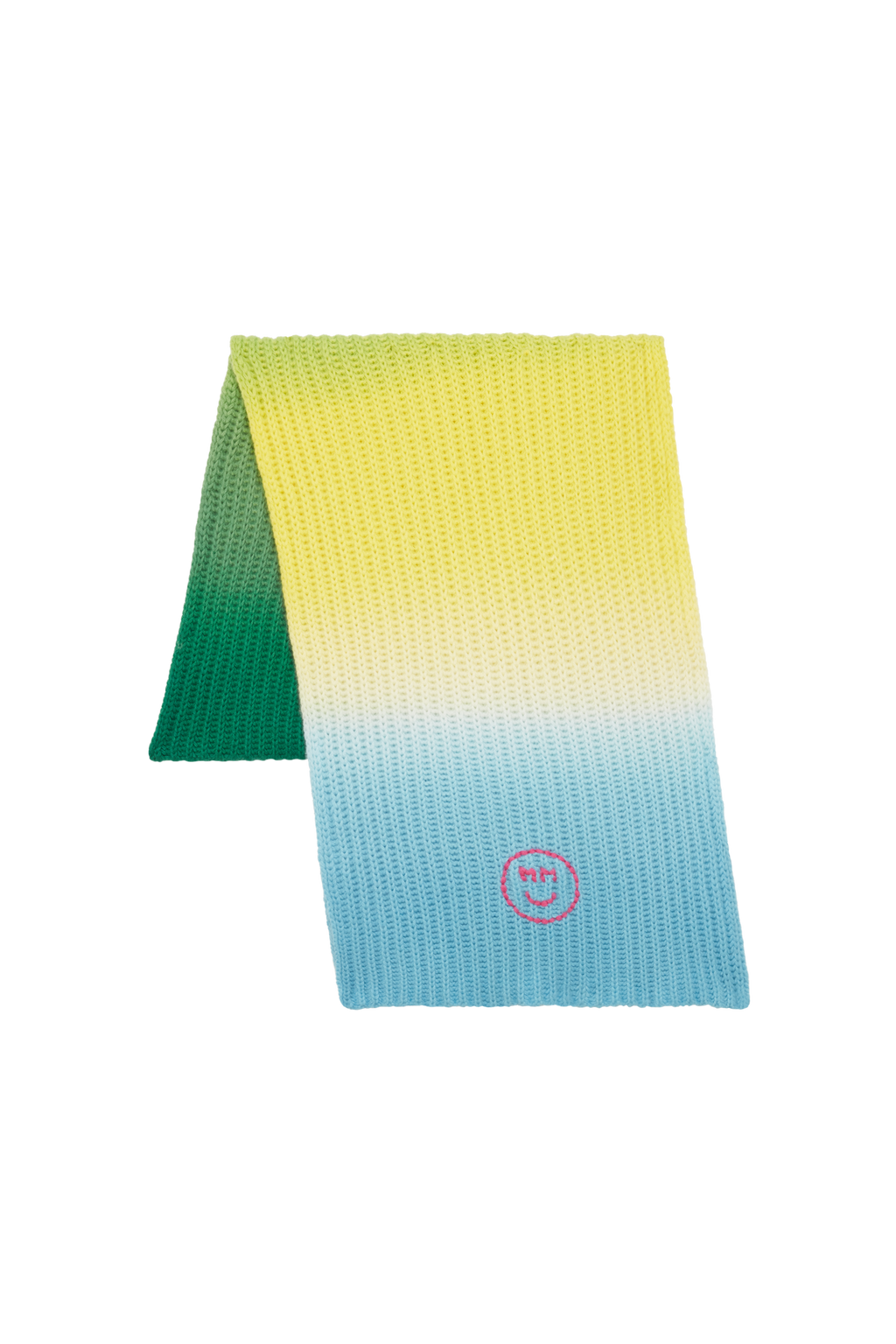 Mira Mikati x Hurray Happy Embroidered Ombre Scarf